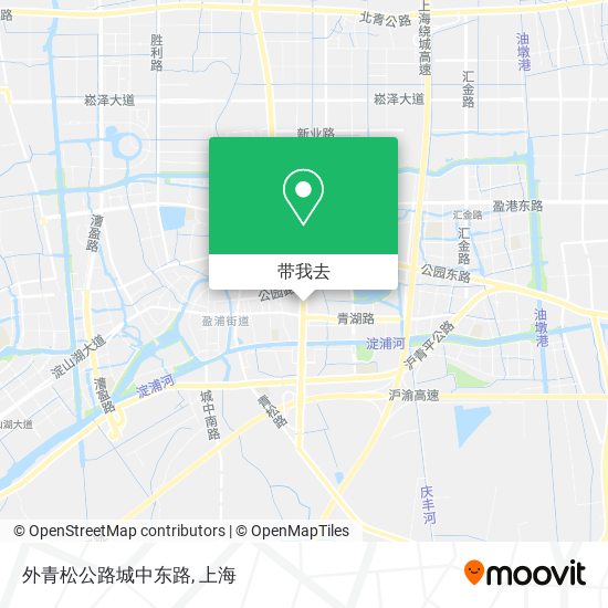 外青松公路城中东路地图