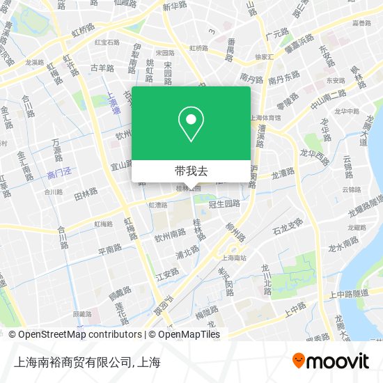 上海南裕商贸有限公司地图