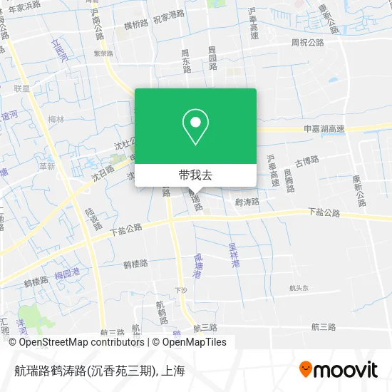 航瑞路鹤涛路(沉香苑三期)地图