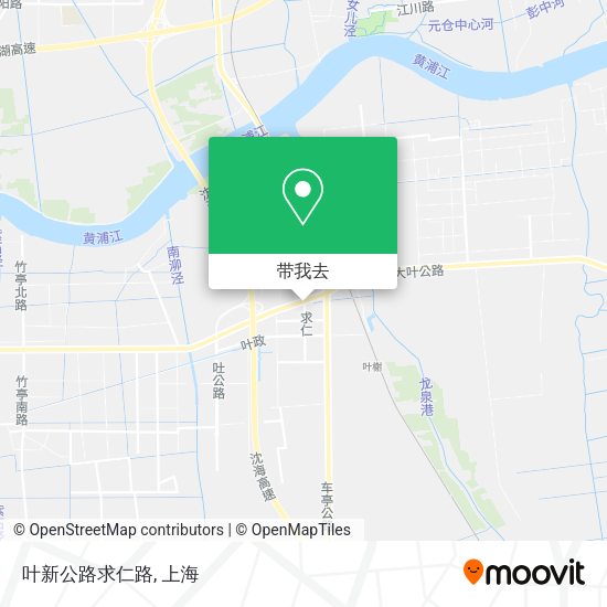 叶新公路求仁路地图