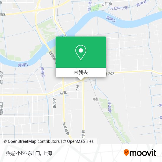 强恕小区-东1门地图