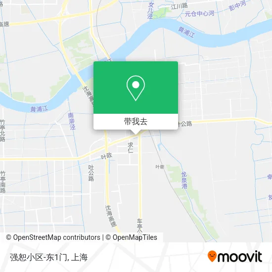 强恕小区-东1门地图