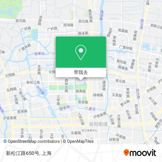 新松江路650号地图
