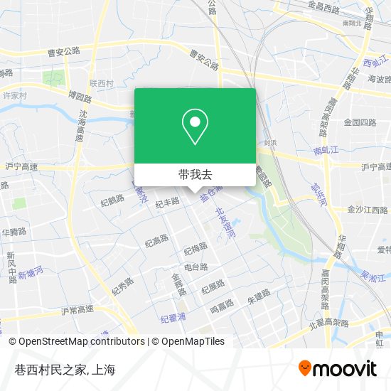巷西村民之家地图