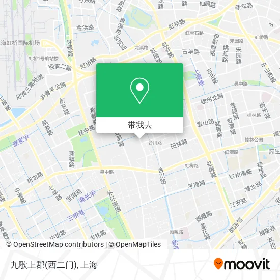 九歌上郡(西二门)地图