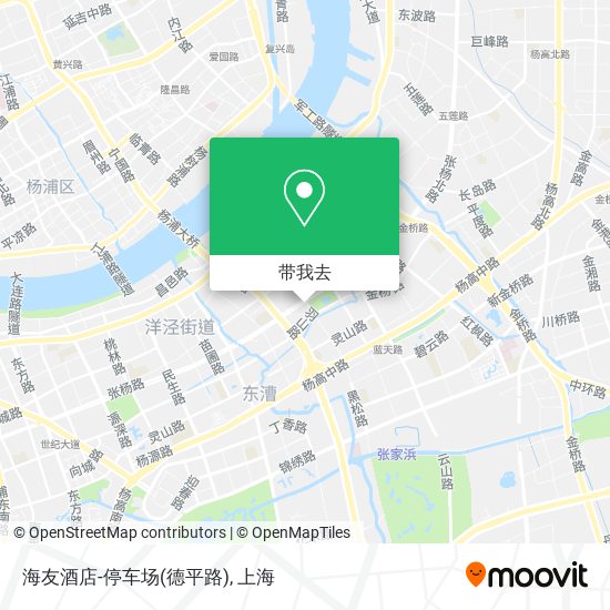 海友酒店-停车场(德平路)地图