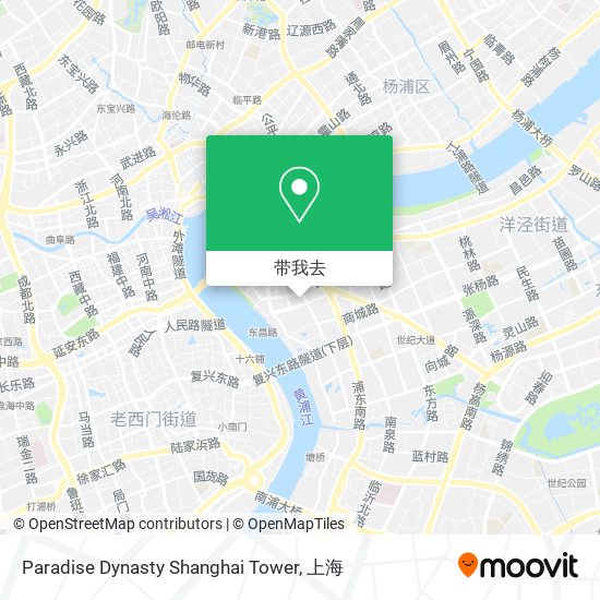 Paradise Dynasty Shanghai Tower地图