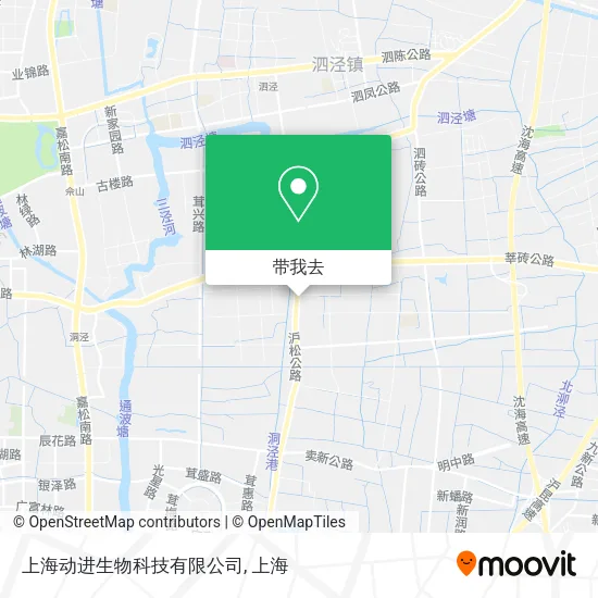 上海动进生物科技有限公司地图