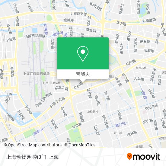 上海动物园-南3门地图