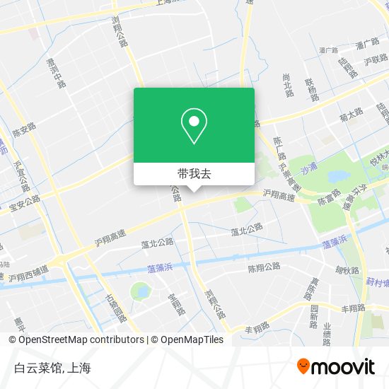 白云菜馆地图