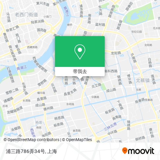 浦三路786弄34号地图