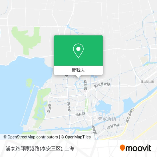 浦泰路邱家港路(泰安三区)地图
