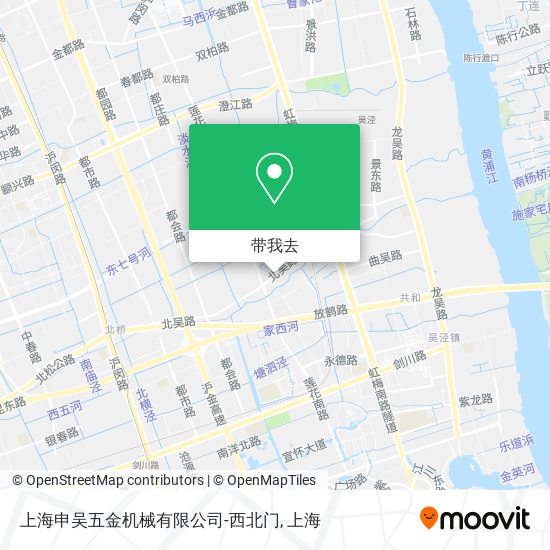 上海申吴五金机械有限公司-西北门地图