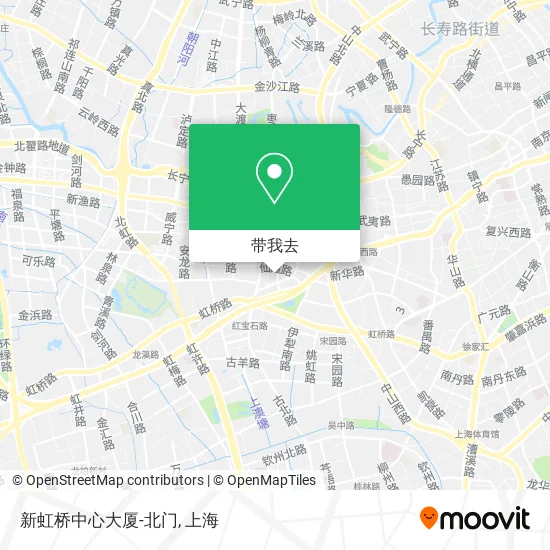 新虹桥中心大厦-北门地图