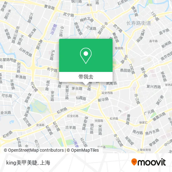 king美甲美睫地图