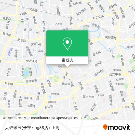 大鼓米线(长宁king88店)地图