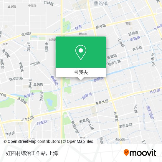虹四村综治工作站地图