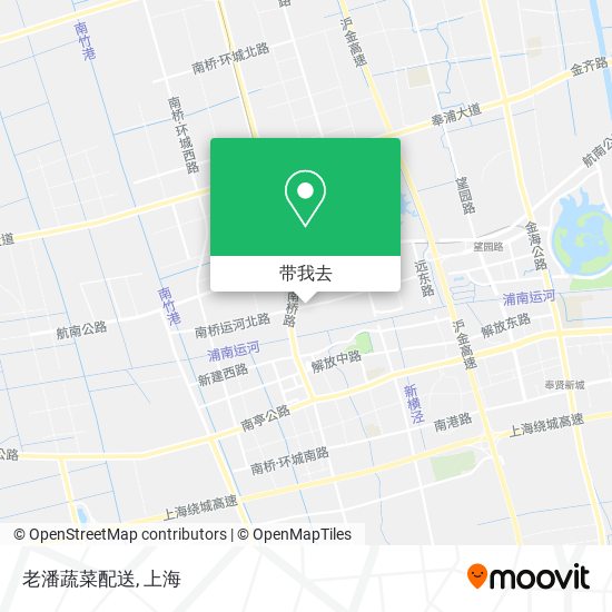 老潘蔬菜配送地图