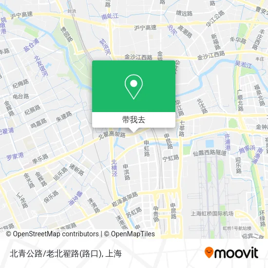 北青公路/老北翟路(路口)地图