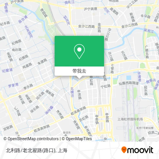 北利路/老北翟路(路口)地图