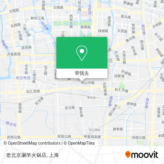 老北京涮羊火锅店地图