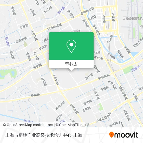 上海市房地产业高级技术培训中心地图