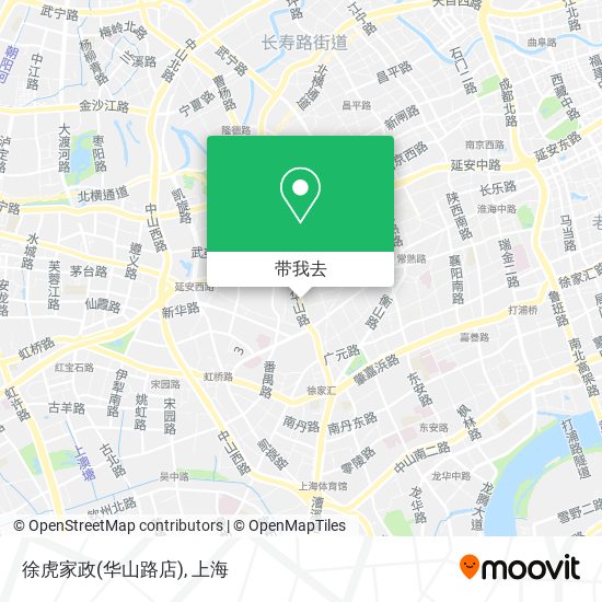 徐虎家政(华山路店)地图
