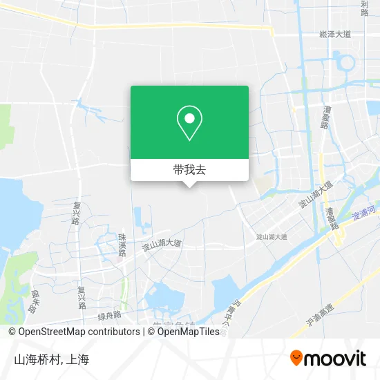 山海桥村地图
