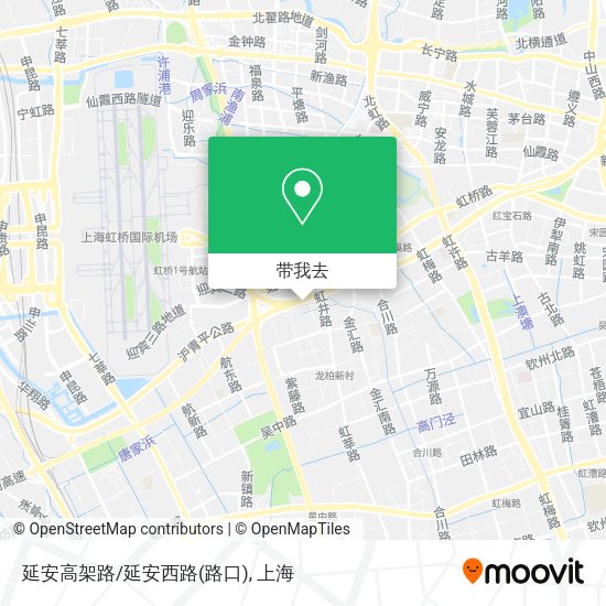 延安高架路/延安西路(路口)地图