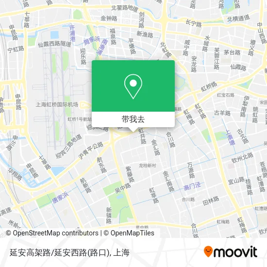 延安高架路/延安西路(路口)地图
