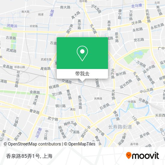 香泉路85弄1号地图