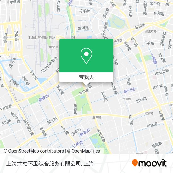 上海龙柏环卫综合服务有限公司地图