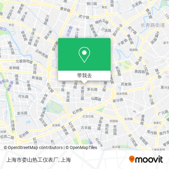 上海市娄山热工仪表厂地图