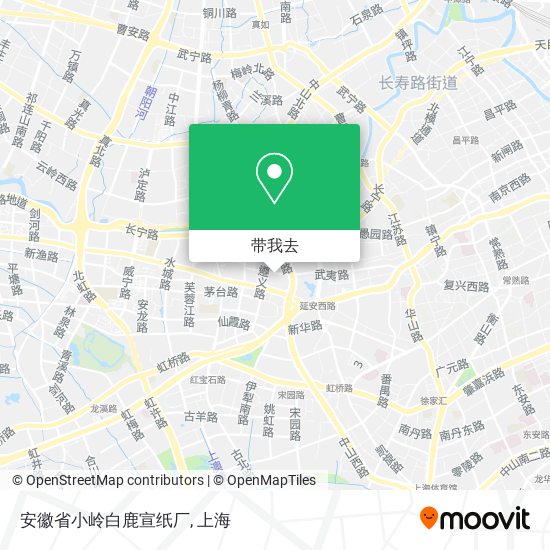 安徽省小岭白鹿宣纸厂地图