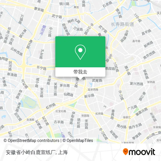 安徽省小岭白鹿宣纸厂地图