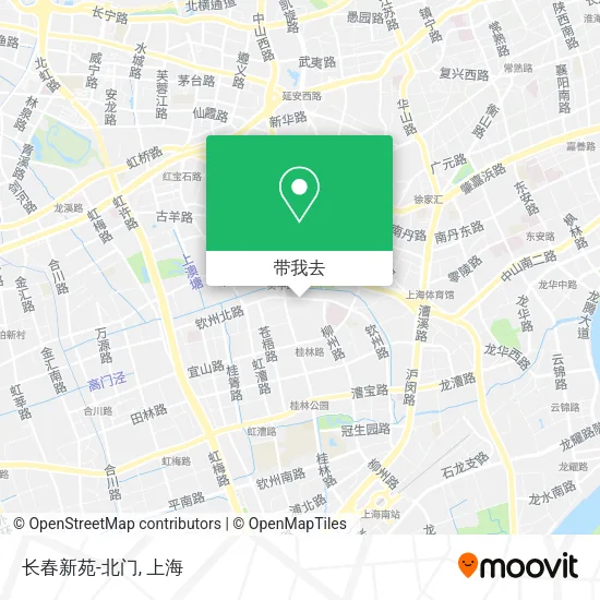 长春新苑-北门地图