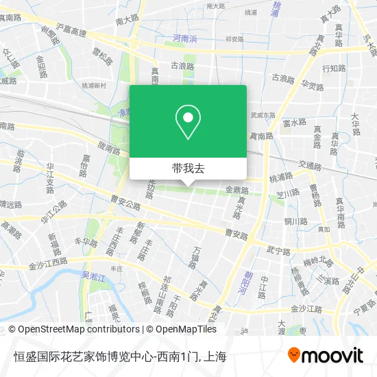 恒盛国际花艺家饰博览中心-西南1门地图