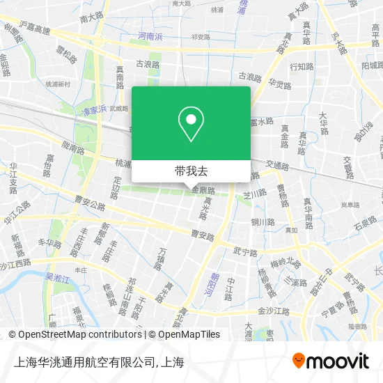 上海华洮通用航空有限公司地图