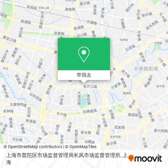 上海市普陀区市场监督管理局长风市场监督管理所地图