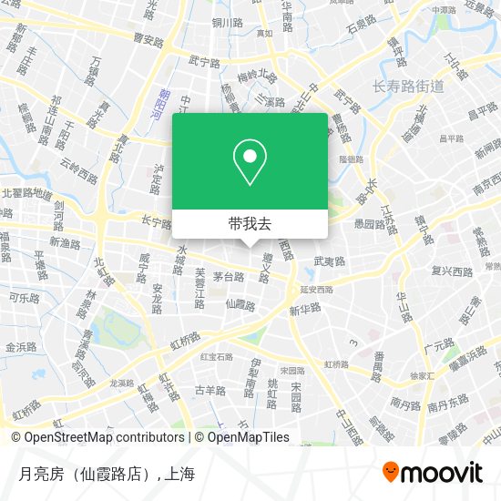 月亮房（仙霞路店）地图