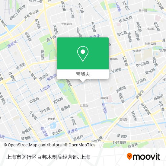 上海市闵行区百邦木制品经营部地图