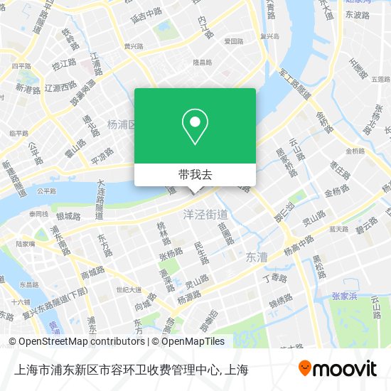 上海市浦东新区市容环卫收费管理中心地图