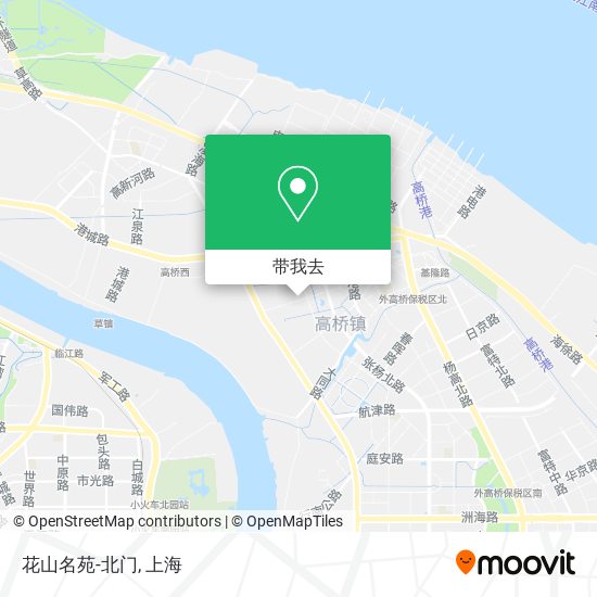 花山名苑-北门地图