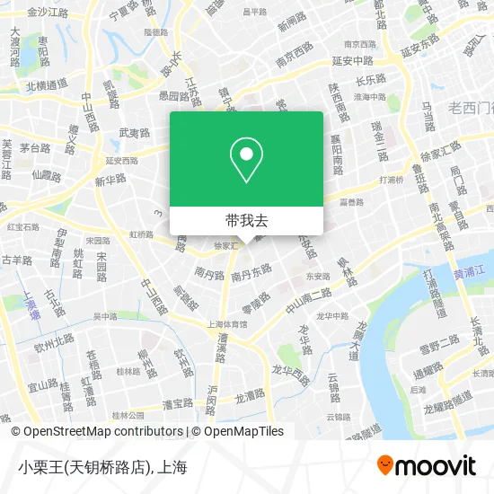 小栗王(天钥桥路店)地图