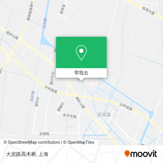 大泥路高木桥地图