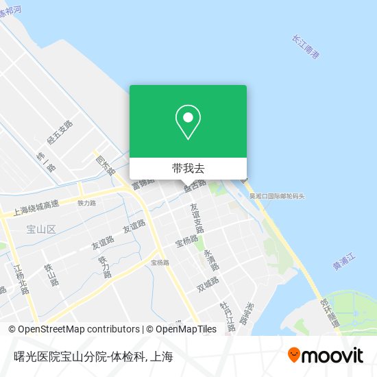 曙光医院宝山分院-体检科地图