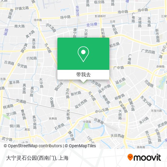 大宁灵石公园(西南门)地图