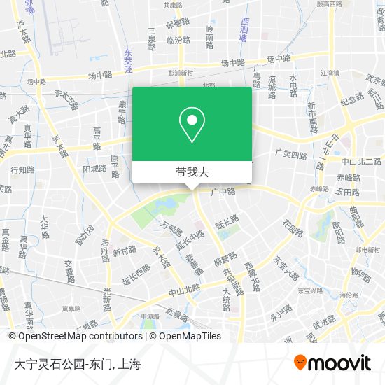 大宁灵石公园-东门地图