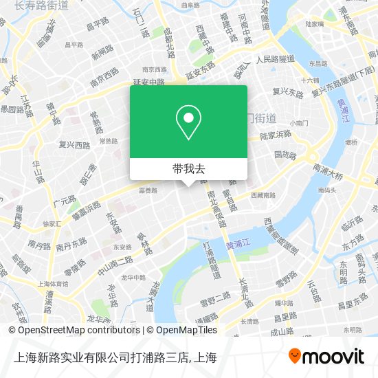 上海新路实业有限公司打浦路三店地图