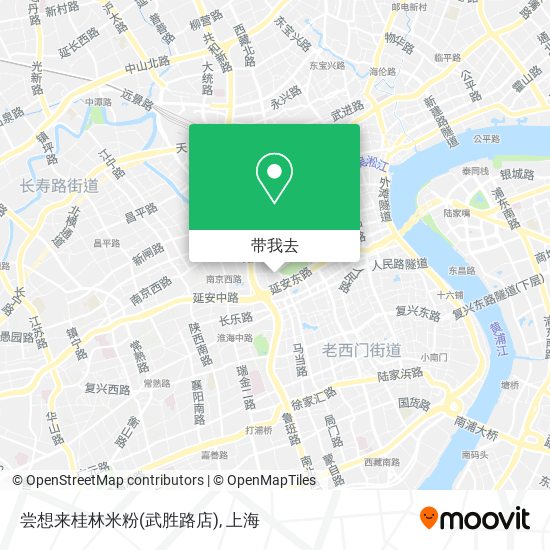 尝想来桂林米粉(武胜路店)地图